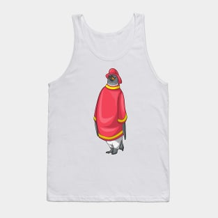 Penguin Firefighter Fire department Tank Top